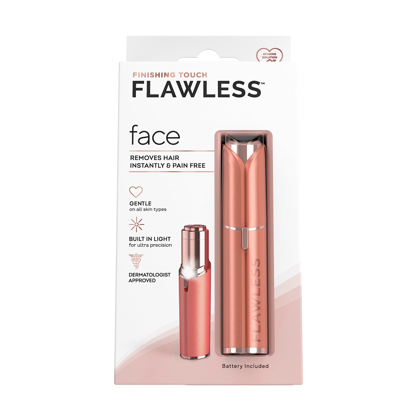 Finishing Touch Flawless Women's Painless Hair Remover , White/Rose Gold