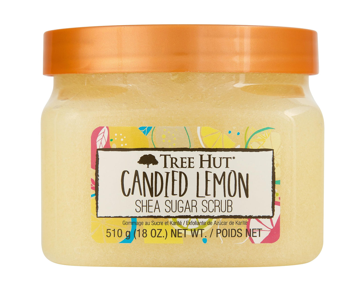Tree Hut Vanilla Shea Sugar Exfoliating & Hydrating Body Scrub, 18 oz