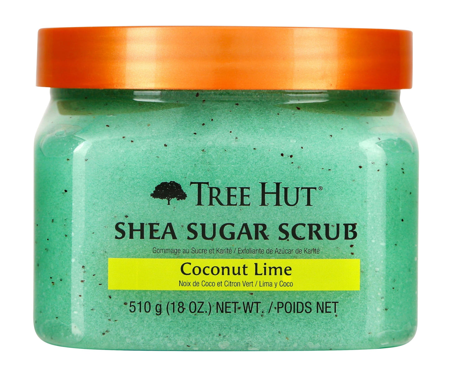 Tree Hut Vanilla Shea Sugar Exfoliating & Hydrating Body Scrub, 18 oz