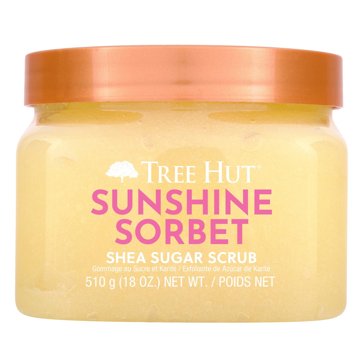 Tree Hut Vanilla Shea Sugar Exfoliating & Hydrating Body Scrub, 18 oz