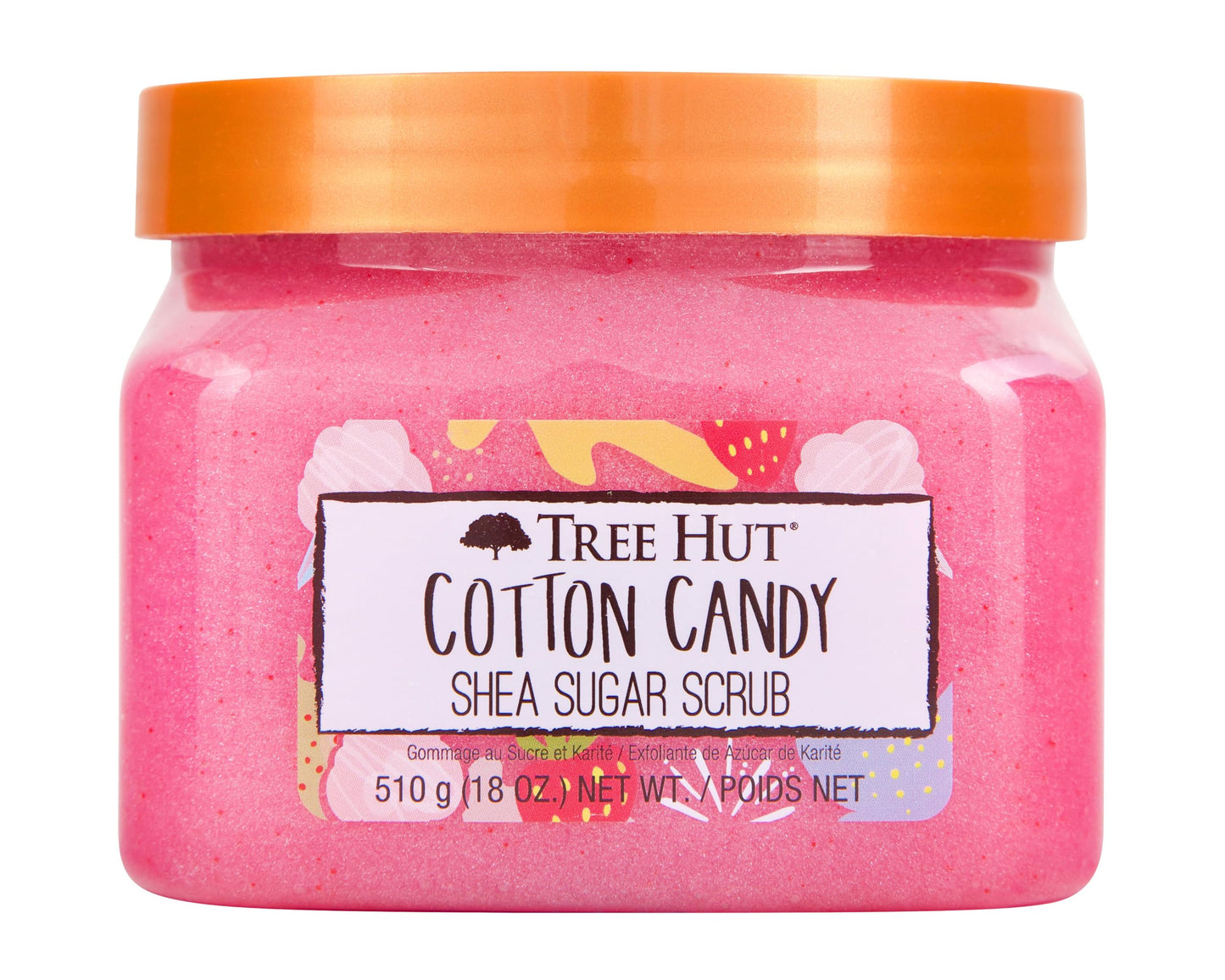 Tree Hut Vanilla Shea Sugar Exfoliating & Hydrating Body Scrub, 18 oz